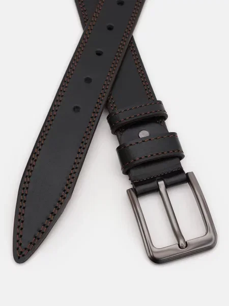 Borsa Leather Ремінь Шкіра чорний