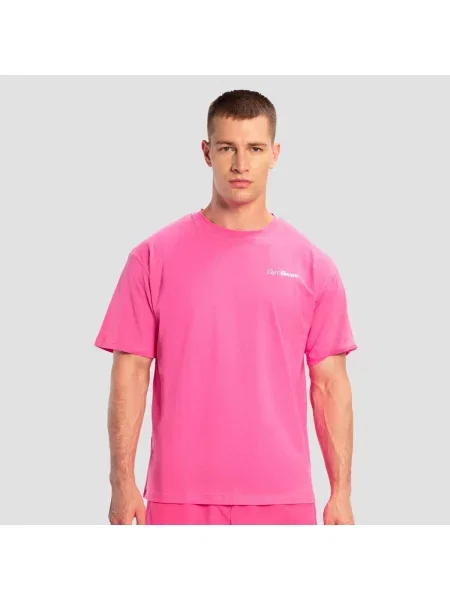 Koszulka fitness oversize Limitless różowa