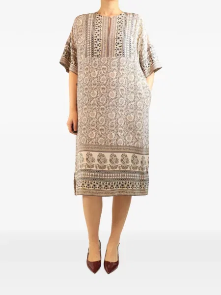 Rochie Sea de mătase cu model floral cu imagine