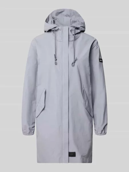 Parka z naszywkami z logo model AMETI' Khujo błękitna