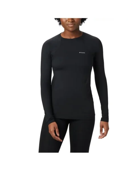Columbia Lenjerie de corp termoactivă partea de sus Midweight Stretch negru