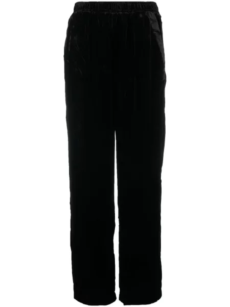 Aksamitne spodnie Gold Hawk czarne