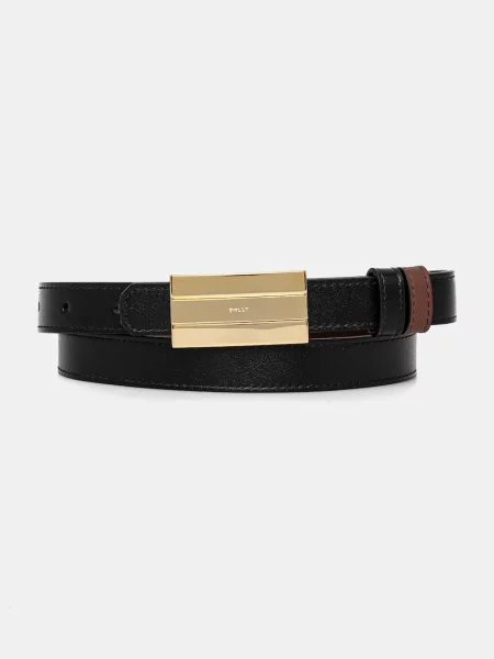 Кожен с две лица Bally дамски черно