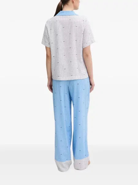 Pijamale Dkny cu imagine albastru