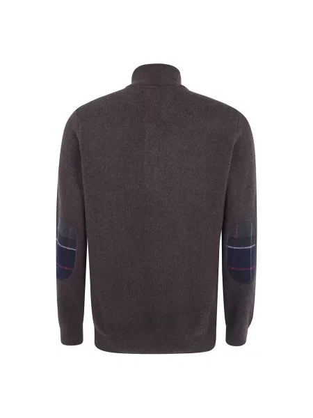 Sweter Barbour wełniany brązowy