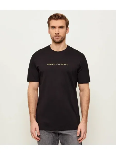Armani Exchange Tricou | regular fit negru