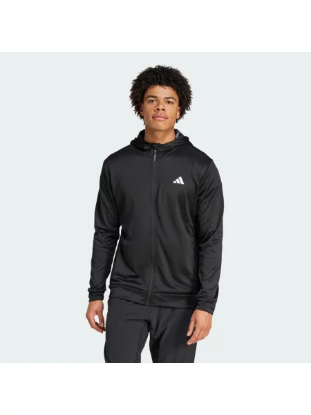 Mikina s kapucí Adidas černá