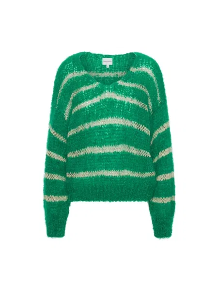 Sweter American Dreams wełniany zielony