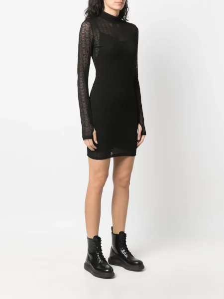Sukienka mini Philipp Plein tiulowa czarna