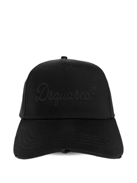 Șapcă Dsquared2 cu broderie negru