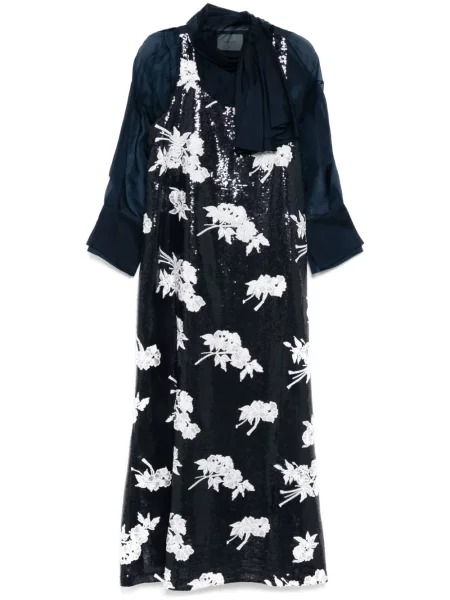 Sukienka Shatha Essa garniturowa czarna