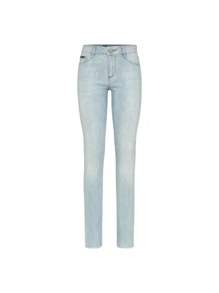 Jeansy Philipp Plein niebieskie