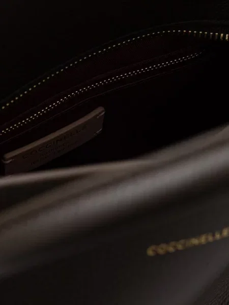 Bőr shopper táska Coccinelle zöld