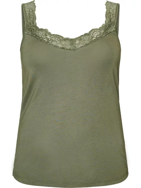 Zizzi Top Mcassie oliv