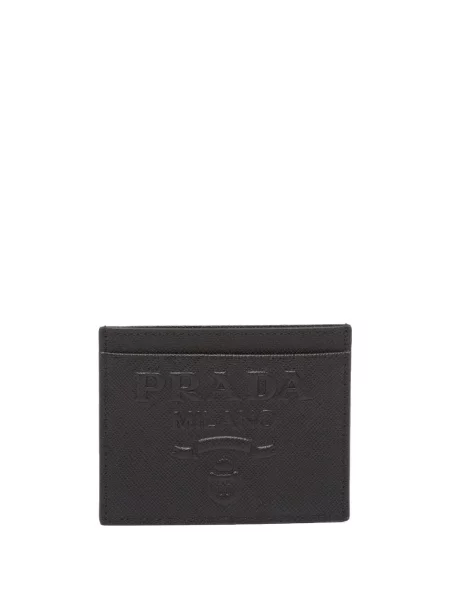 Portofel Prada cu autograf negru