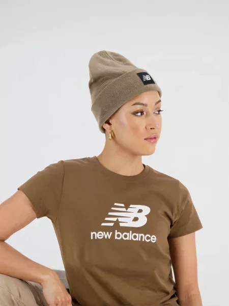 Шапка New Balance коричневая
