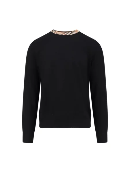 Lekki sweter Burberry czarny