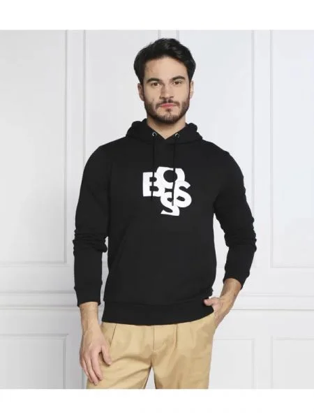 BOSS BLACK Hanorac Seeger negru