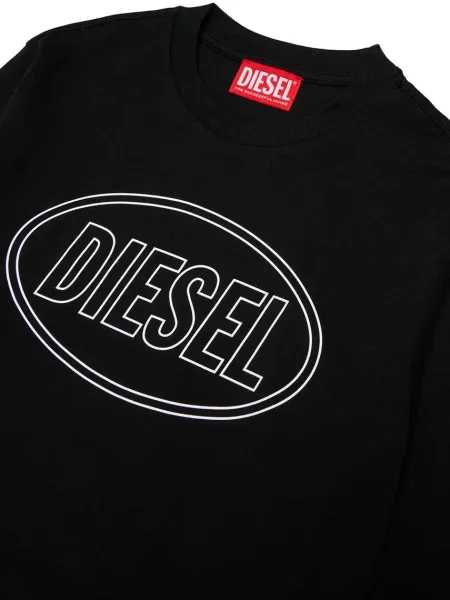 Diesel gyerek póló TCIRCLELS OVER T-SHIRT fekete