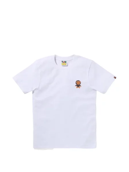 Tricou A Bathing Ape® cu broderie alb