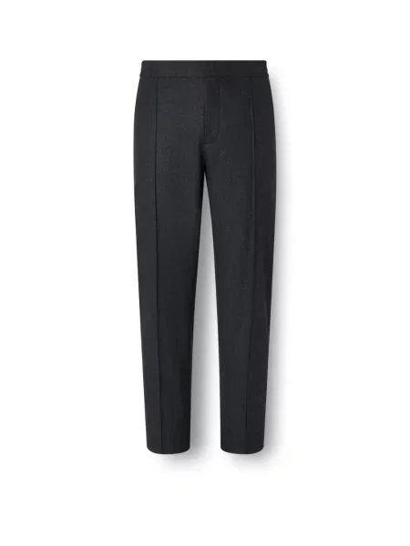 Pantaloni Zegna de lână gri