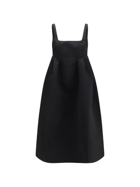 Rochie midi Ganni negru
