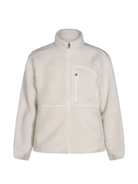 Geacă The North Face din fleece alb