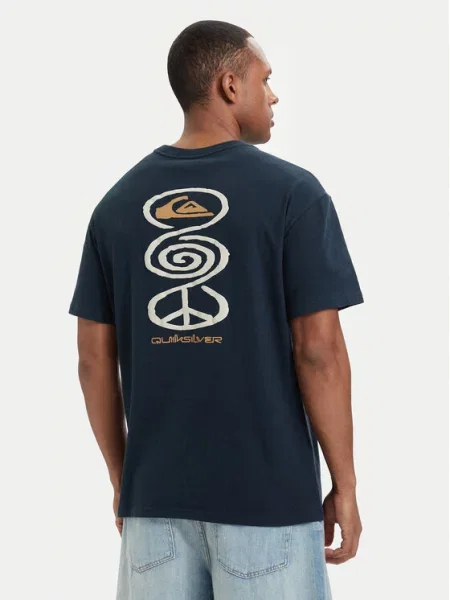 Quiksilver Tricou Harmony Spiral Bleumarin