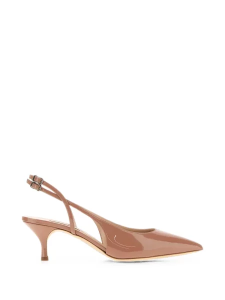 Pantofi cu toc Casadei din piele de lac