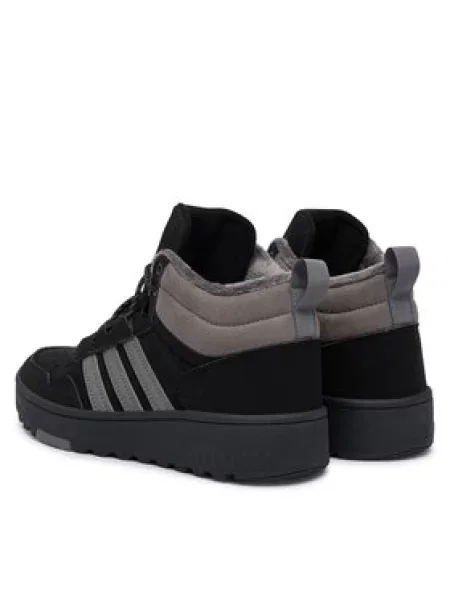 Nubuk félcipő Adidas fekete