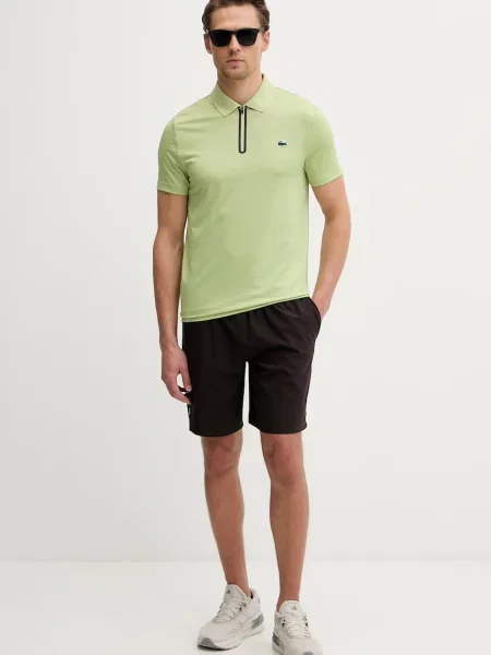 Tricou polo Lacoste verde