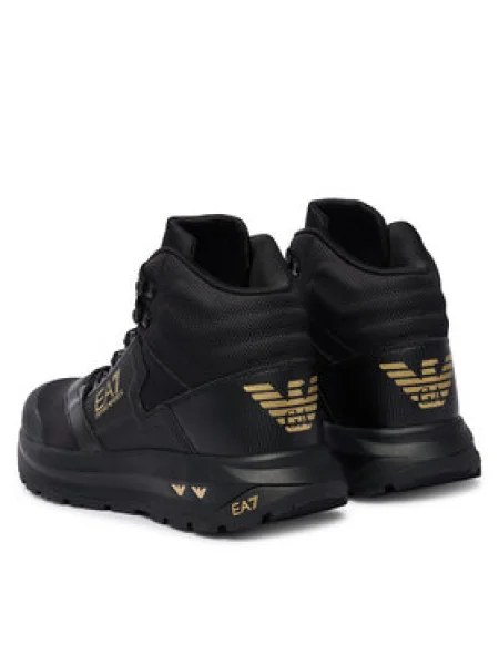 Emporio Armani Ice Altura cipő teljes fekete/arany színben Ice Altura fekete
