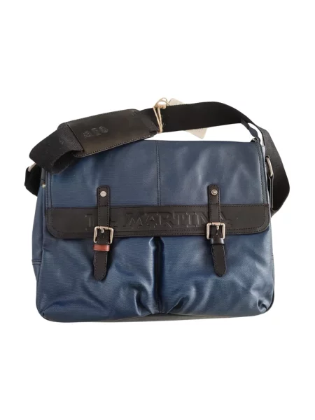 Torebka crossbody La Martina biznesowa niebieska