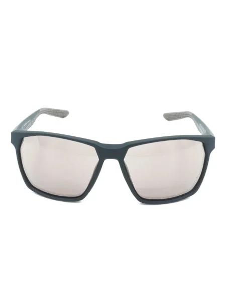 Ochelari de soare Nike cu cordon din jerseu cu imprimeu abstract gri
