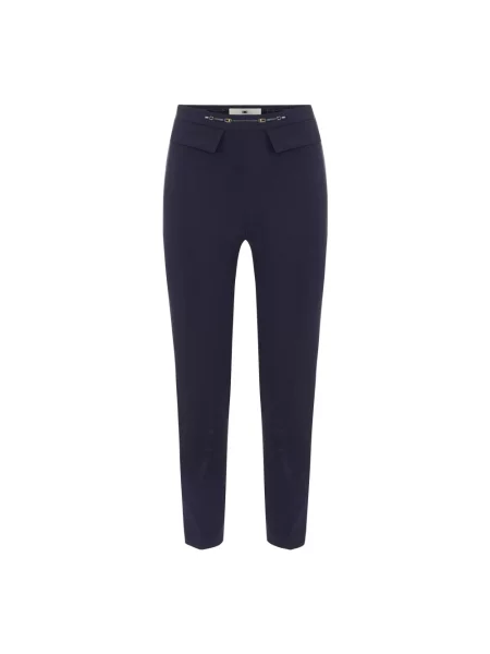 Spodnie Elisabetta Franchi niebieskie