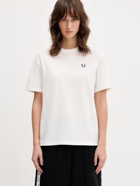 Футболка Fred Perry з круглим вирізом біла