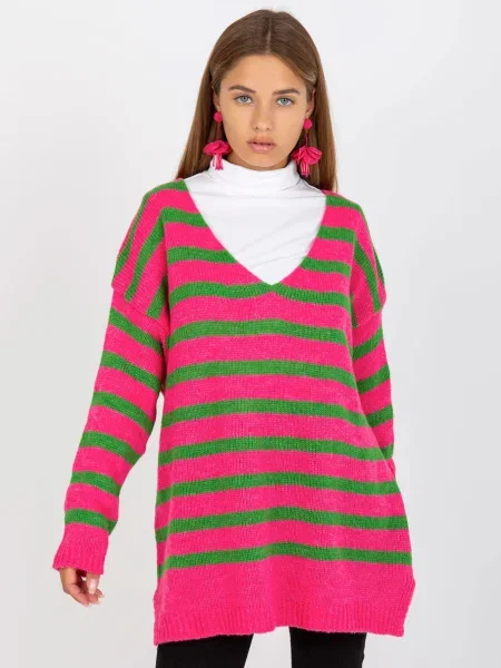 Pulover Fashionhunters roz