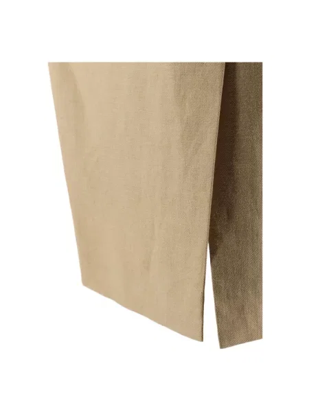 Lniana spódnica Max Mara brązowa