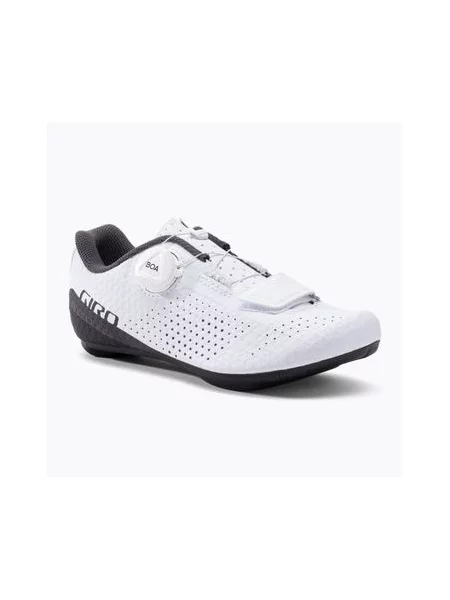 Кросівки велосипедні шосе Giro Cadet Carbon white білі