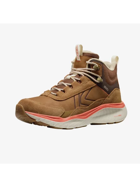 Sneakers KEEN Leiki Leather Mid Wp Chipmunk/ Birch EUR 37