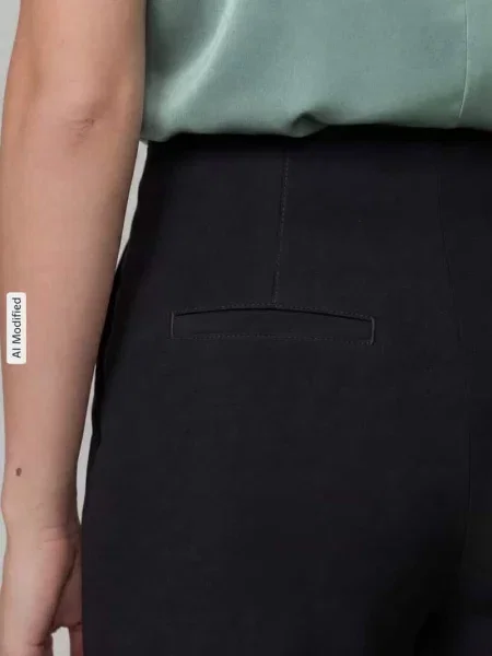 Spodnie o kroju regular fit o szerokości z mieszanki model KIMBERLEY' Seductive czarne