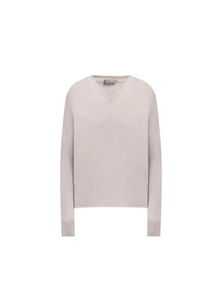 Sweter Herno z kaszmiru fioletowy