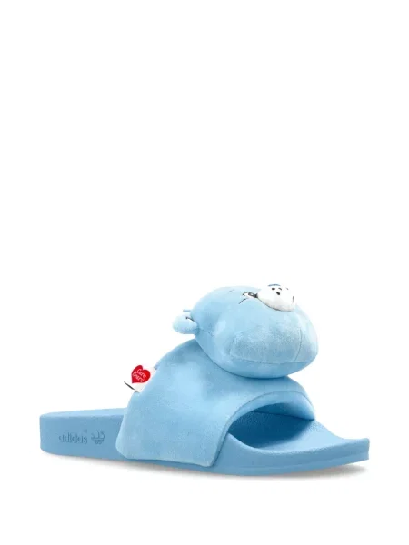 Papuci Adidas cu imagine negru