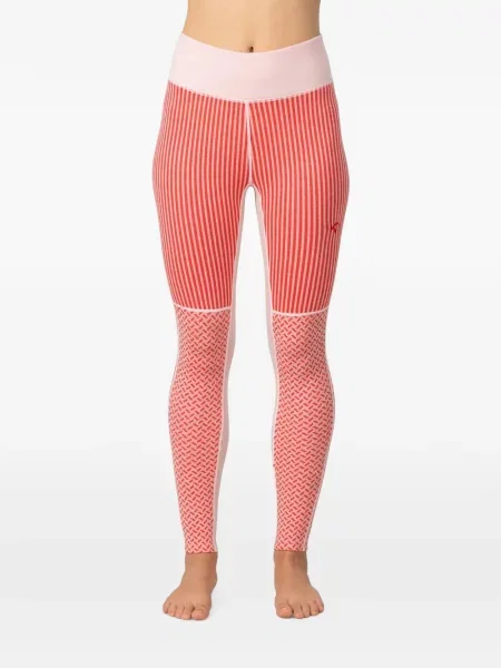 Leggings Kari Traa cu imprimeu geometric roz