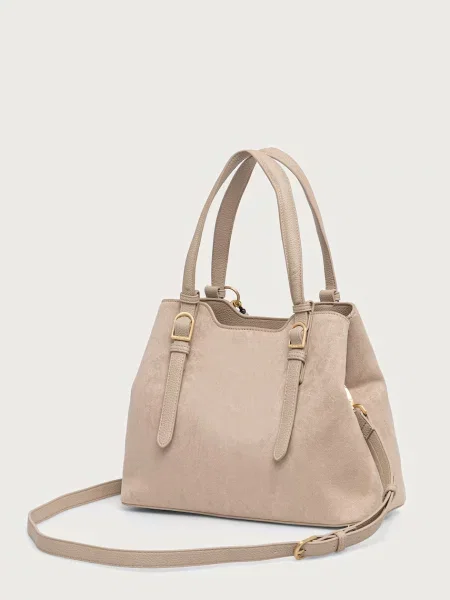 Замшевая сумка через плечо Valentino Bags