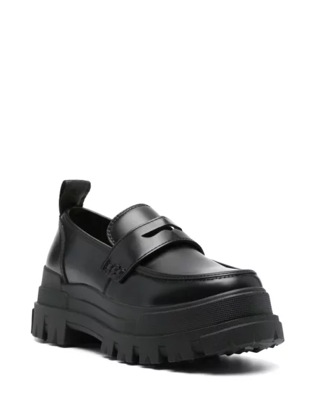 Pantofi loafer Buffalo cu platformă negru