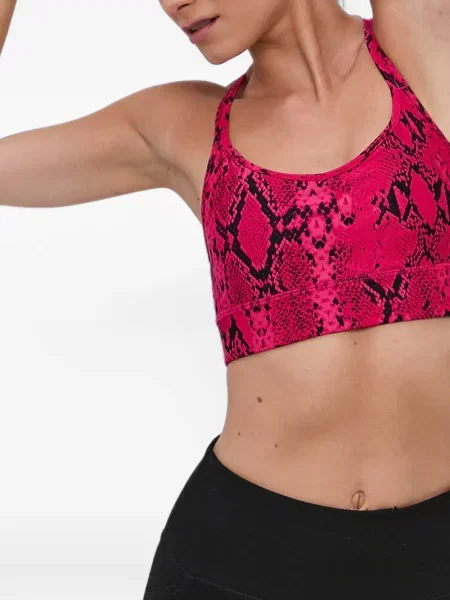 Sutien sport Dkny cu imagine cu bretele roz