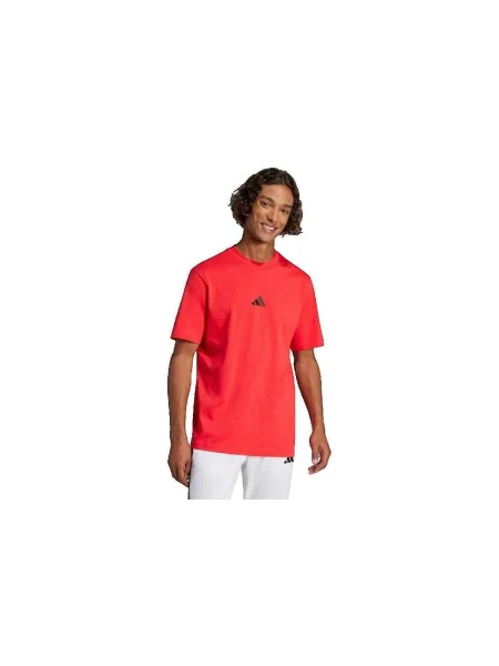Tricou Adidas mini cu autograf roșu