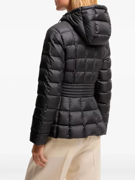 Geacă Moncler cu glugă negru