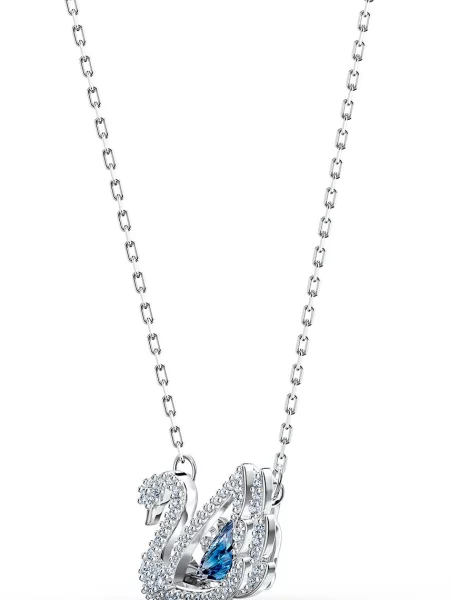Swarovski Naszyjnik DANCING SWAN srebrny